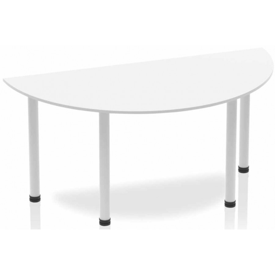 Rayleigh Post Leg Semi Circle Table